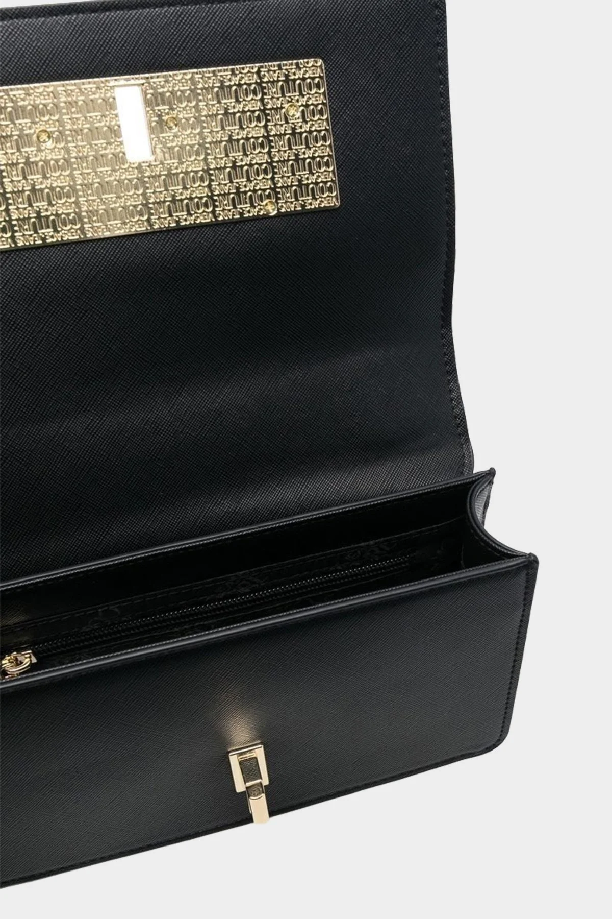 Versace Jeans Couture Logolu Zincirli Omuz Askılı Bayan Çanta 74VA4BL1 ZS467 899 SİYAH - 5