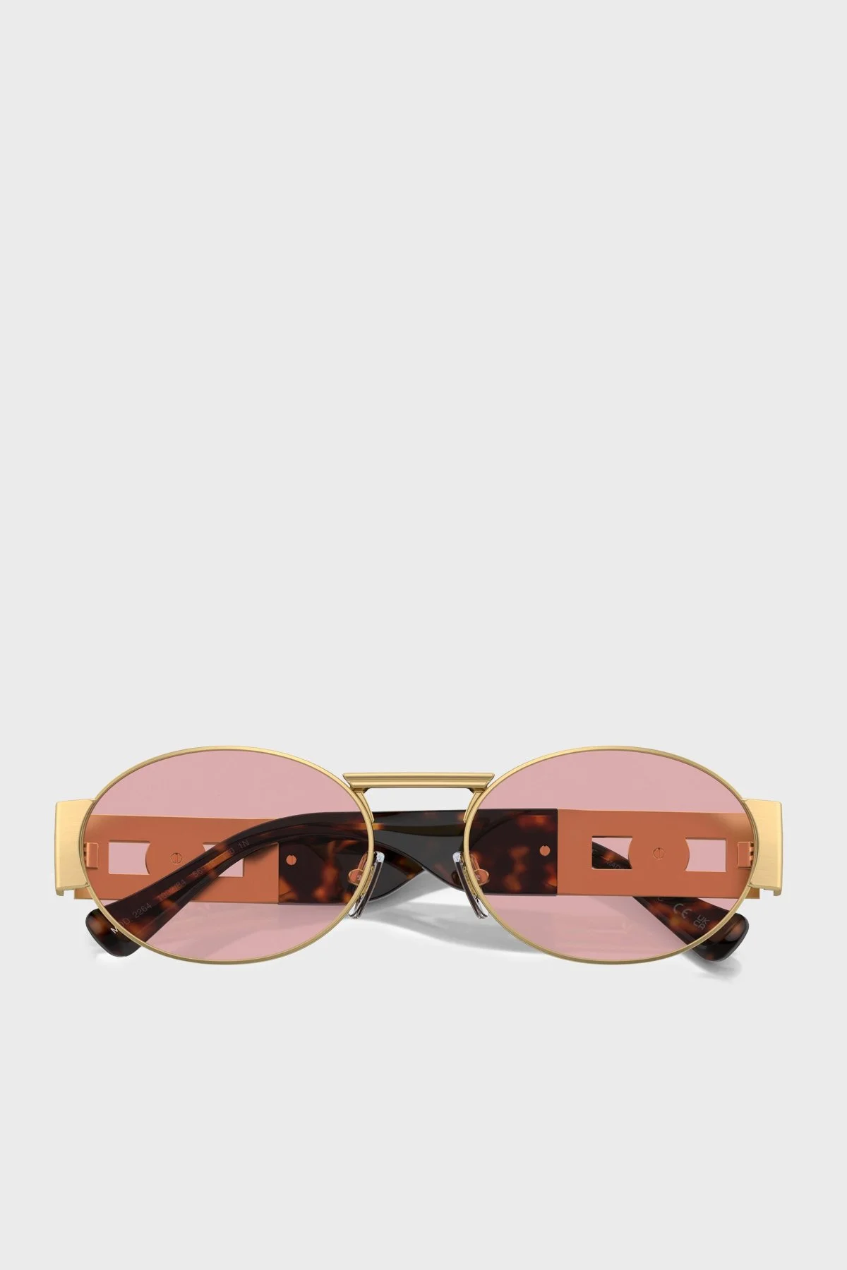 Versace Oval Güneş Kadın Gözlük 0VE2264 100284 56 Altın - 5