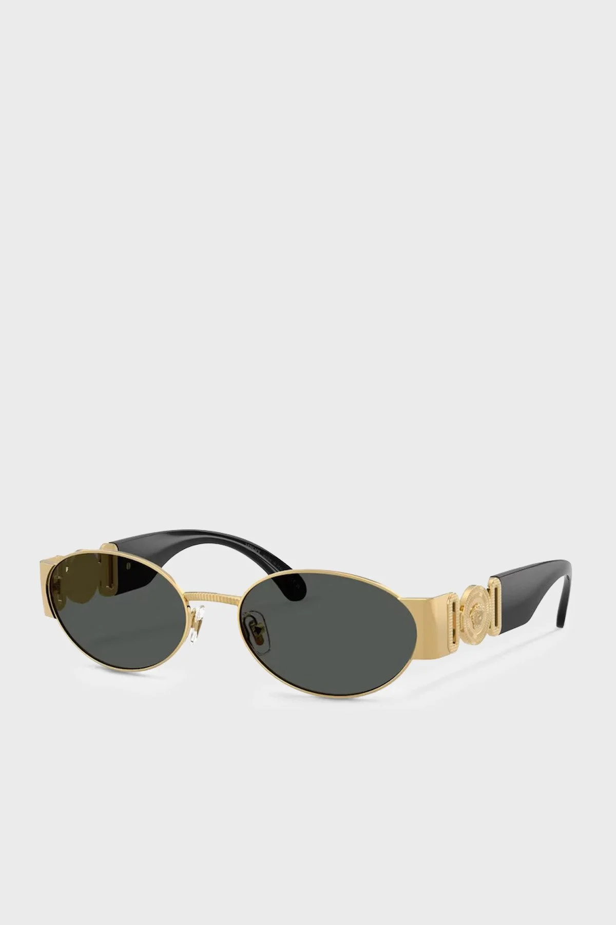 Versace Oval Logolu Güneş Bayan Gözlük 0VE22991 00287 56 Altın - 1