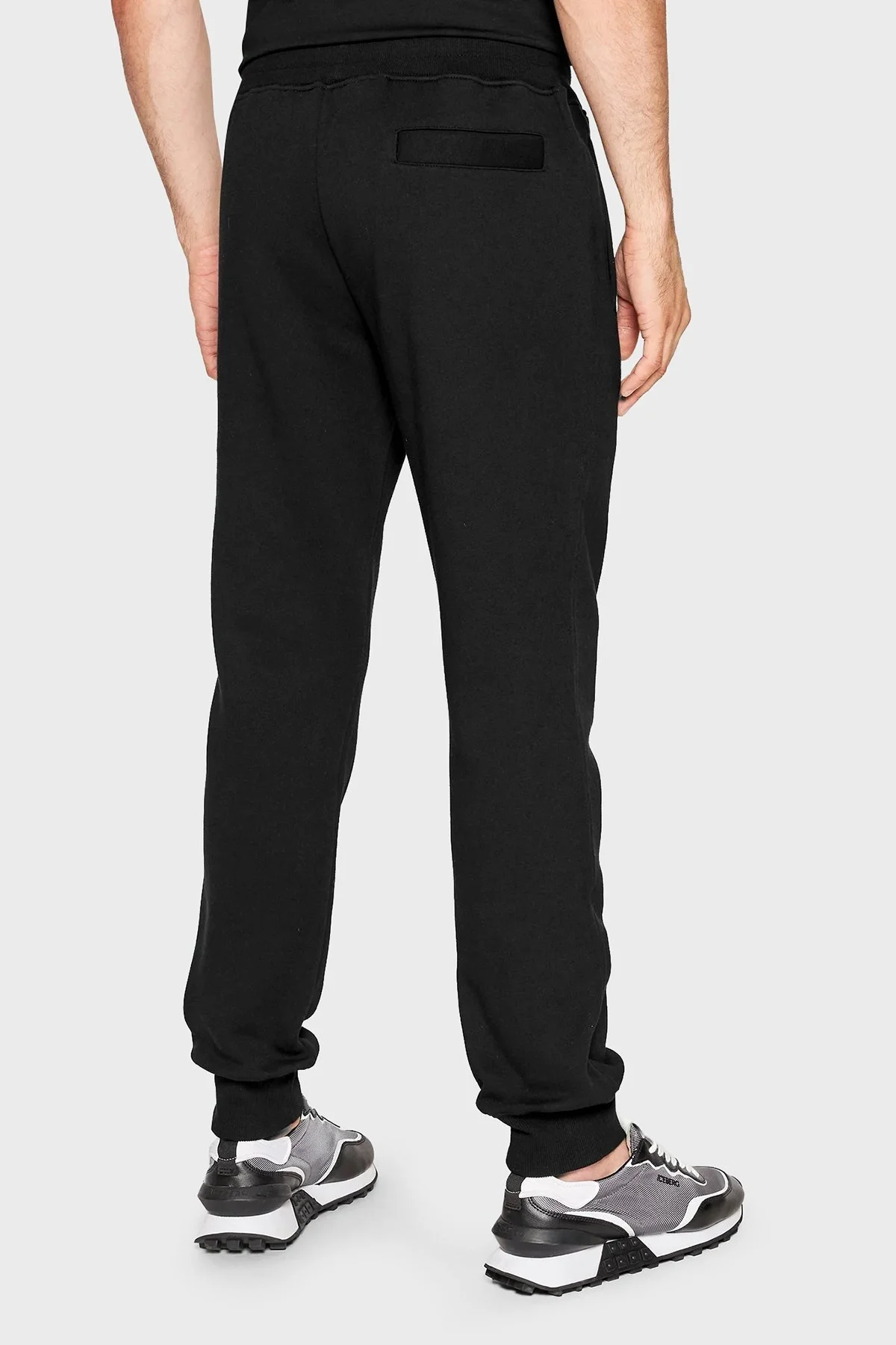 Versace Pamuklu Regular Fit Cepli Jogger Spor Erkek Pantolon 73GAAT06 CF00T C89 SİYAH - 3