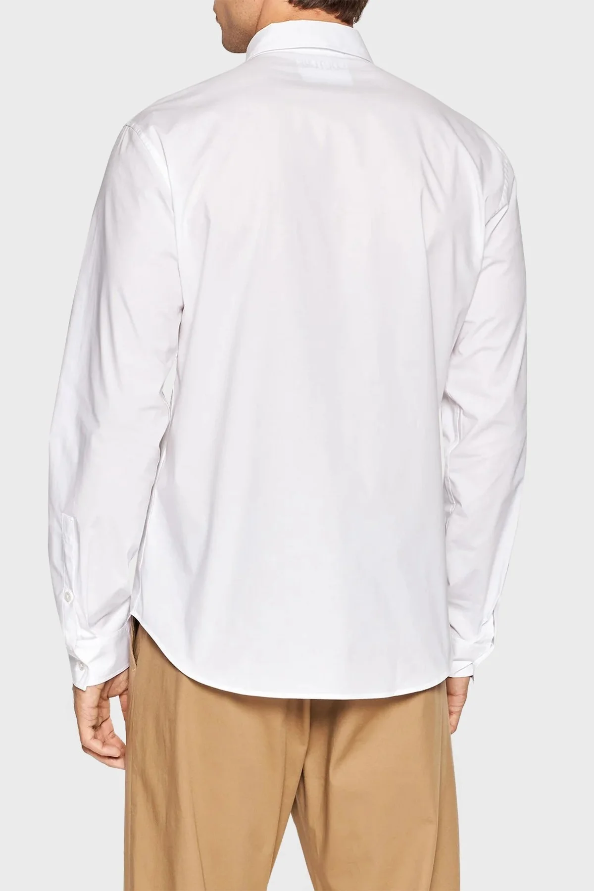 Versace Streç Pamuklu Regular Fit Erkek Gömlek 73GAL2S7 CN001 003 BEYAZ - 3