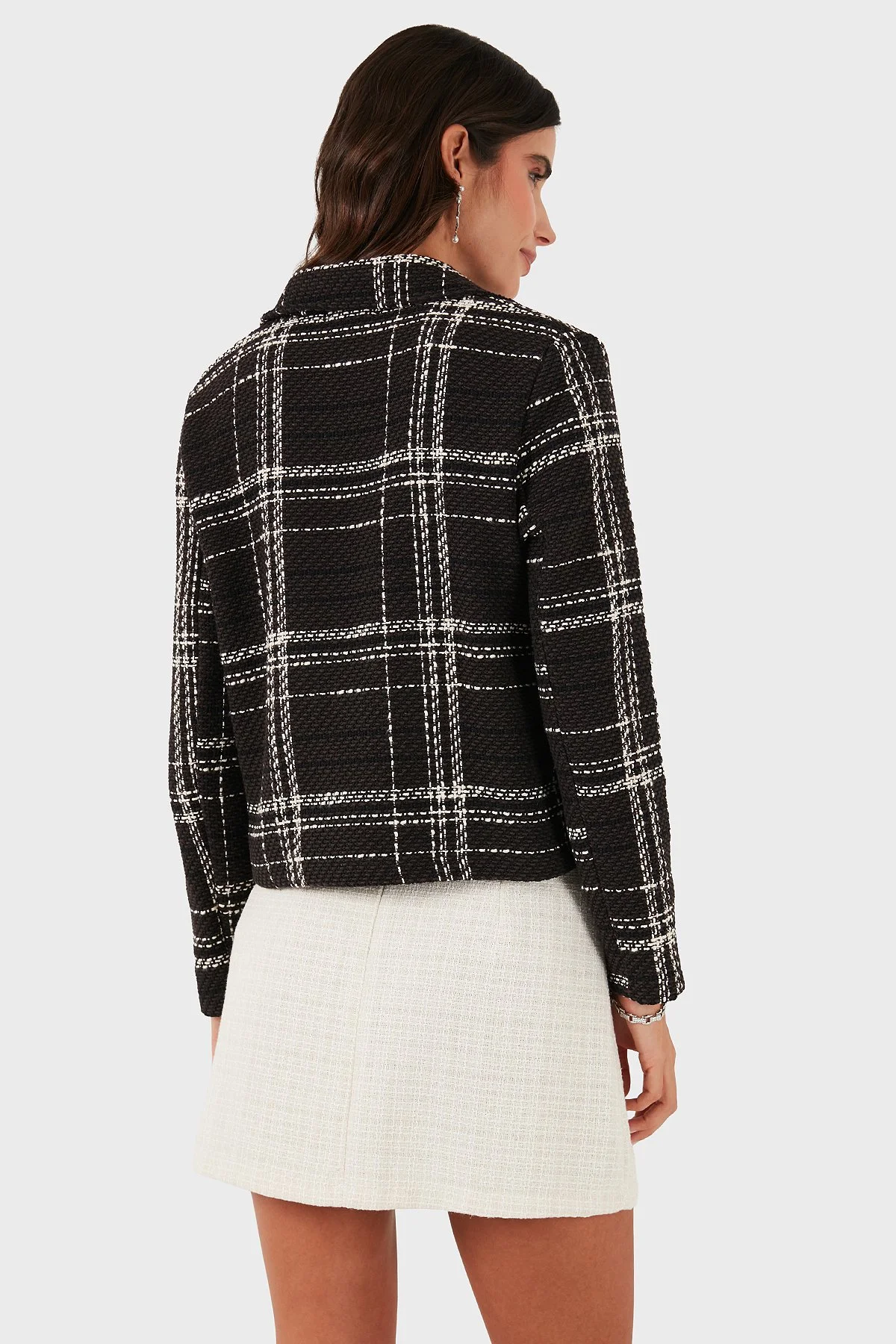 Via Dante Pamuklu Regular Fit Düğmeli Gömlek Yaka Bayan Ceket 2687551191 KAHVE - 3