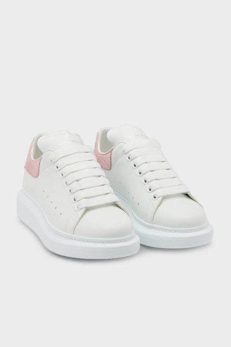 Mcqueen Hakiki Deri Sneaker Kadın Ayakkabı 718233WIEE6 8742 BEYAZ - McQueen (1)