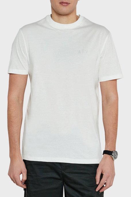 Armani Exchage % 100 Pamuk Regular Fit Bisiklet Yaka Erkek T Shirt XM000327 AF10364 U0009 BEYAZ - Armani Exchange