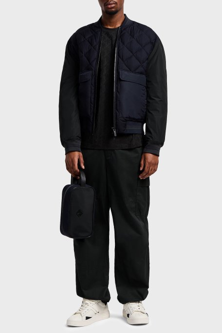 Armani Exchage Logo Baskılı Regular Fit Pamuklu Bisiklet Yaka Erkek T Shirt XM000268 AF10337 UB001 HAKİ - Armani Exchange (1)