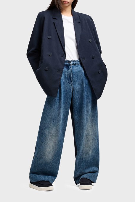 Armani Exchage Logolu % 100 Pamuk Slim Fit Bisiklet Yaka Bayan T Shirt XW000530 AF10359 U0002 BEYAZ - Armani Exchange (1)