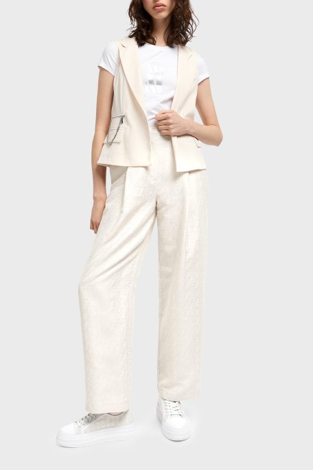 Armani Exchage Pamuklu Slim Fit Bisiklet Yaka Logolu Bayan T Shirt XW000511 AF11929 U0002 BEYAZ - Armani Exchange (1)