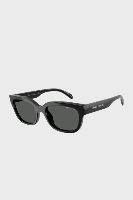 Armani Exchange Asimetrik Güneş Kadın Gözlük 0AX4155SU 815887 54 Parlak Siyah-Koyu Gri - Armani Exchange