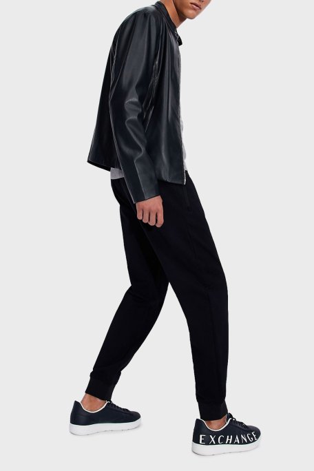 Armani Exchange Cepli Jogger Erkek Pantolon 8NZP90 ZJ6JZ 1510 LACİVERT - Armani Exchange