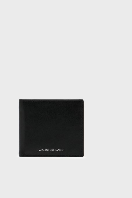 Armani Exchange Deri Logolu Erkek Cüzdan XM000168 AF22541 UC001 SİYAH - Armani Exchange
