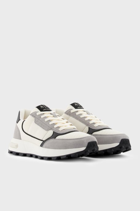Armani Exchange Erkek Ayakkabı XM002197 AF17447 MZ442 BEYAZ-GRİ - Armani Exchange (1)