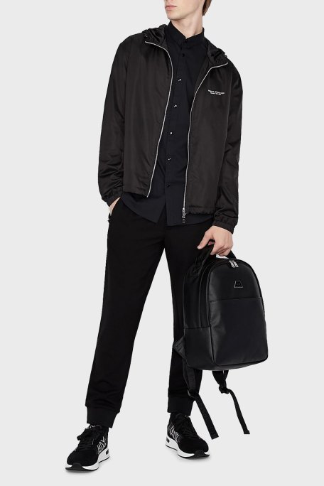 Armani Exchange Cepli Spor Erkek Pantolon 8NZP90 ZJ6JZ 1200 SİYAH - Armani Exchange