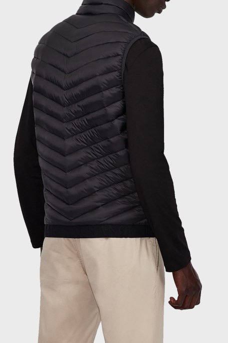 Armani Exchange Ördek Tüyü Dolgulu Dik Yaka Şişme Erkek Yelek 8NZQ52 ZNW3Z 0217 SİYAH - Armani Exchange (1)