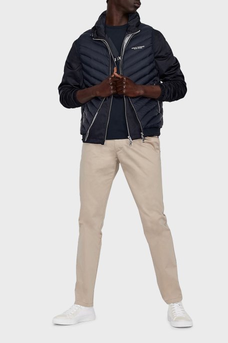 Armani Exchange Ördek Tüyü Dolgulu Regular Fit Erkek Yelek 8NZQ52 ZNW3Z 5578 LACİVERT - Armani Exchange (1)