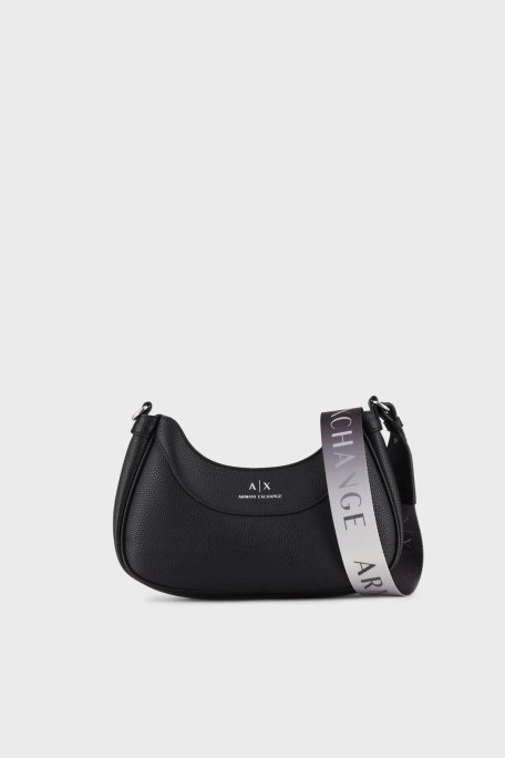 Armani Exchange Fermuarlı Çıkarılabilir Omuz Askılı Bayan Çanta 942883 CC783 00020 SİYAH - Armani Exchange