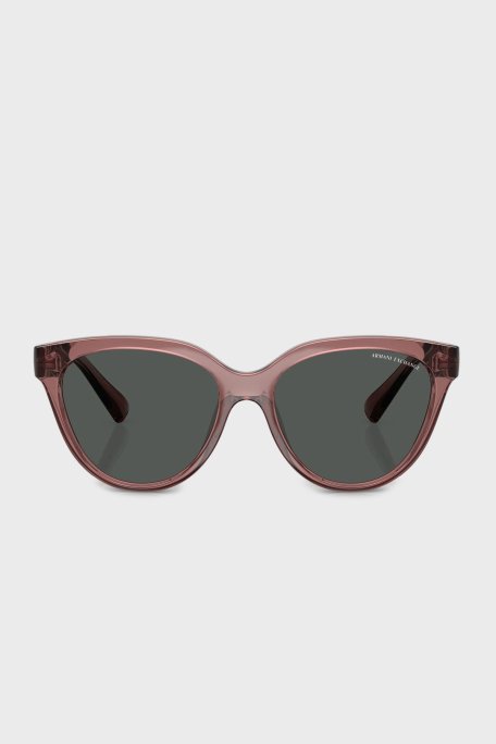 Armani Exchange Güneş Bayan Gözlük 0AX4148SU 835987 56 Parlak Şeffaf Bordo - Armani Exchange