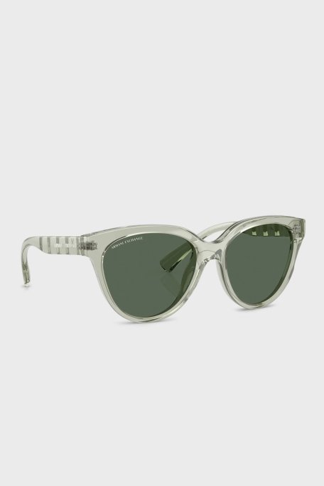 Armani Exchange Güneş Bayan Gözlük 0AX4148SU 836071 56 Parlak Şeffaf Yeşil - Armani Exchange (1)