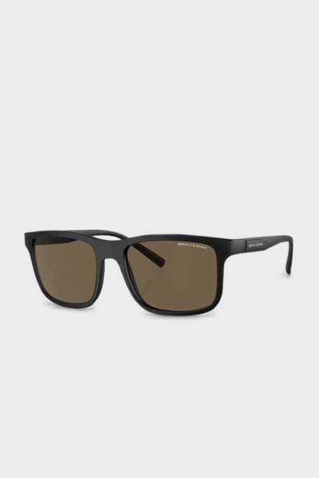 Armani Exchange Güneş Erkek Gözlük 0AX4145S 807873 57 Mat Siyah-Koyu Kahve - Armani Exchange