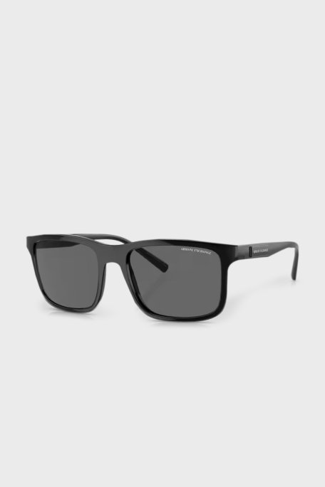 Armani Exchange Güneş Erkek Gözlük 0AX4145S 815887 57 Parlak Siyah-Koyu Gri - Armani Exchange