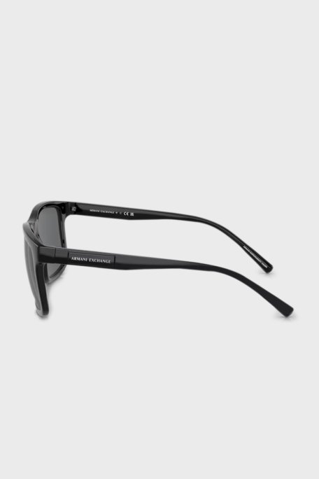 Armani Exchange Güneş Erkek Gözlük 0AX4145S 815887 57 Parlak Siyah-Koyu Gri - Armani Exchange (1)