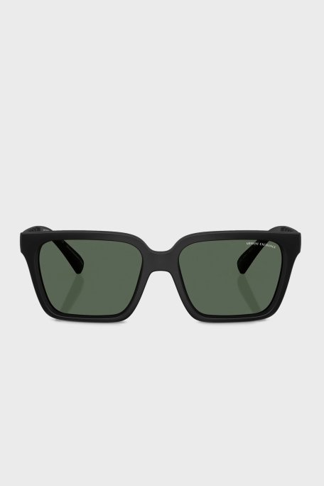 Armani Exchange Güneş Erkek Gözlük 0AX4147S 807871 56 Mat Siyah-Koyu Yeşil - Armani Exchange