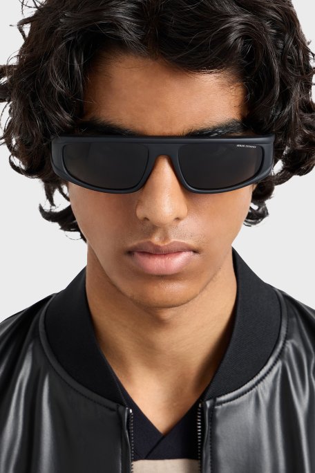 Armani Exchange Güneş Erkek Gözlük 0AX4159SU 838487 59 Mat Koyu Gri-Koyu Gri - Armani Exchange (1)