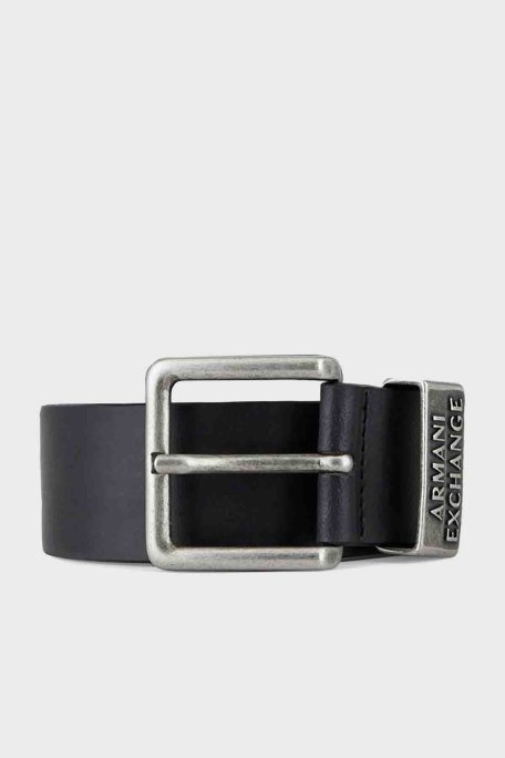 Armani Exchange % 100 Hakiki Deri Kadın Kemer 951186 CC528 00020 SİYAH - Armani Exchange