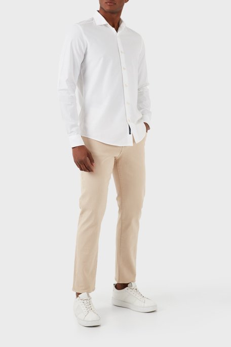 Armani Exchange J13 Slim Fit Yüksek Bel Jeans Erkek Kot Pantolon 3DZJ13 Z2AAZ 1792 BEJ - Armani Exchange