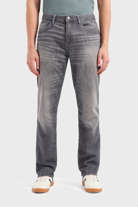 Armani Exchange J13 Yüksek Bel Slim Fit Jeans Erkek Kot Pantolon 3DZJ13 Z2TTZ 0903 GRİ - Armani Exchange (1)