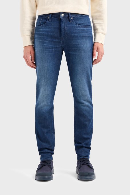 Armani Exchange J14 Normal Bel Slim Fit Jeans Erkek Kot Pantolon 3DZJ14 Z1TTZ 25EX LACİVERT - Armani Exchange (1)