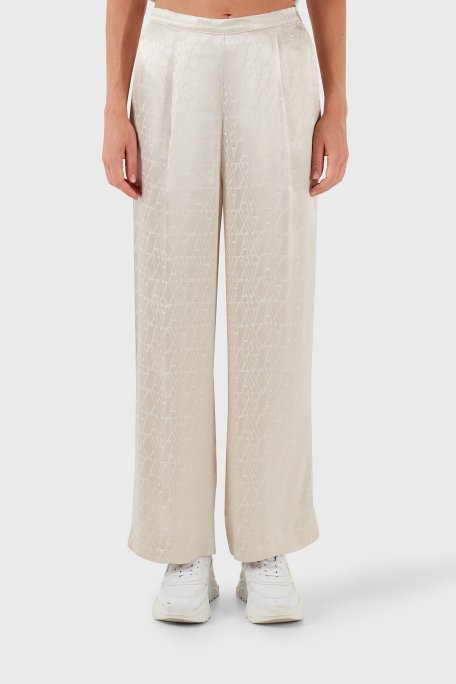 Armani Exchange Jakarlı Yüksek Bel Bol Paça Bayan Pantolon 6DYP19 YN3VZ 1998 BEJ - Armani Exchange (1)