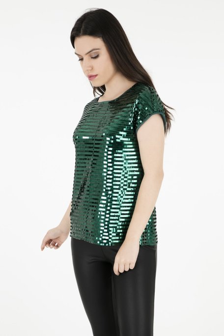 ARMANI EXCHANGE Bayan Bluz 6ZYH16 YNFNZ 1833 YEŞİL - Armani Exchange (1)