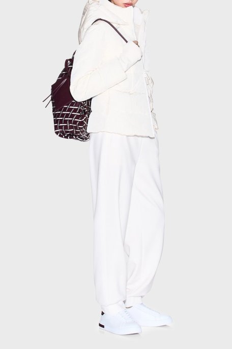 Armani Exchange Kapitoneli Regular Fit Kapüşonlu Bayan Mont XW000650 AF16207 U1003 EKRU - Armani Exchange (1)