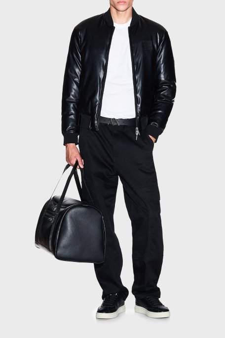 Armani Exchange Logolu % 100 Pamuk Regular Fit Bisklet Yaka Erkek T Shirt XM001456 AF10358 U0009 BEYAZ - Armani Exchange (1)