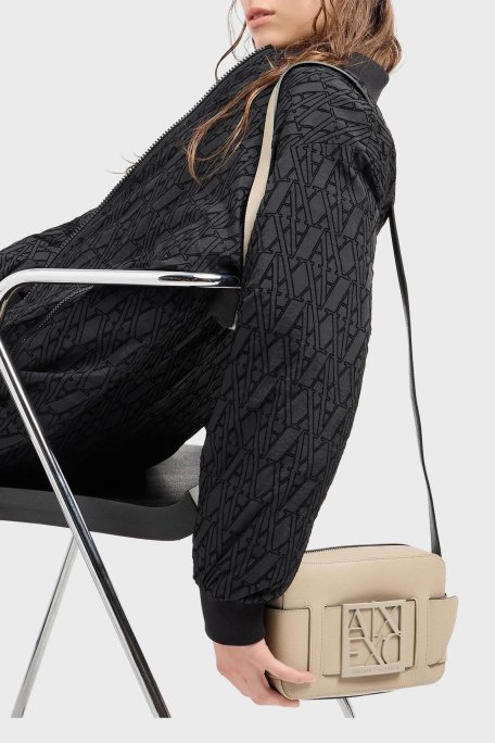 Armani Exchange Logolu Ayarlanabilir Askılı Bayan Çanta 942699 0A874 U1092 BEJ - Armani Exchange (1)
