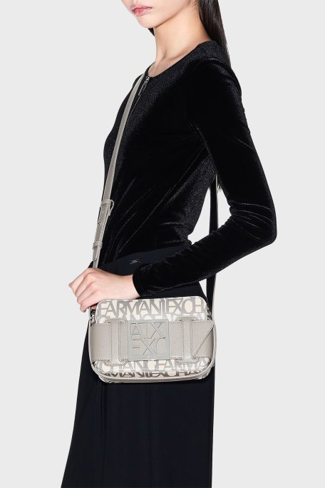 Armani Exchange Logolu Ayarlanabilir Askılı Bayan Çanta 942699 3F742 M1014 BEJ - Armani Exchange (1)