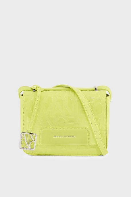 Armani Exchange Logolu Ayarlanabilir Askılı Bayan Çanta XW001577 AF17290 U2194 FISTIK YEŞİL - Armani Exchange
