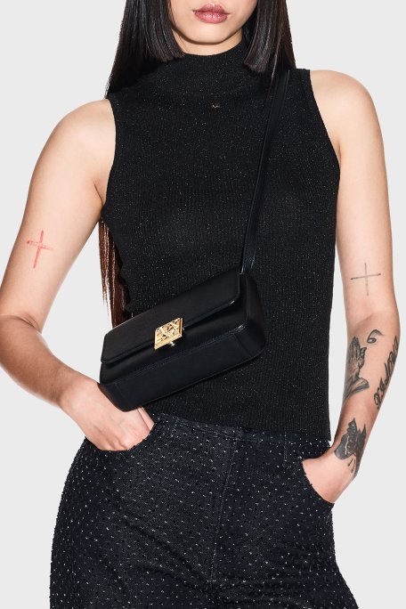 Armani Exchange Logolu Ayarlanabilir Askılı Bayan Çanta XW002171 AF19895 UC001 SİYAH - Armani Exchange (1)