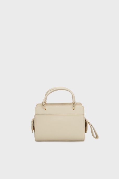 Armani Exchange Logolu Ayarlanabilir Askılı Mini Bayan Çanta XW001212 AF17117 U1092 BEJ - Armani Exchange (1)