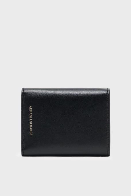 Armani Exchange Logolu Bayan Cüzdan XW001595 AF19892 UC001 SİYAH - Armani Exchange (1)