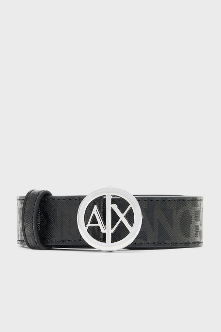 Armani Exchange Logolu Kadın Kemer 941153 CC757 07320 SİYAH - Armani Exchange