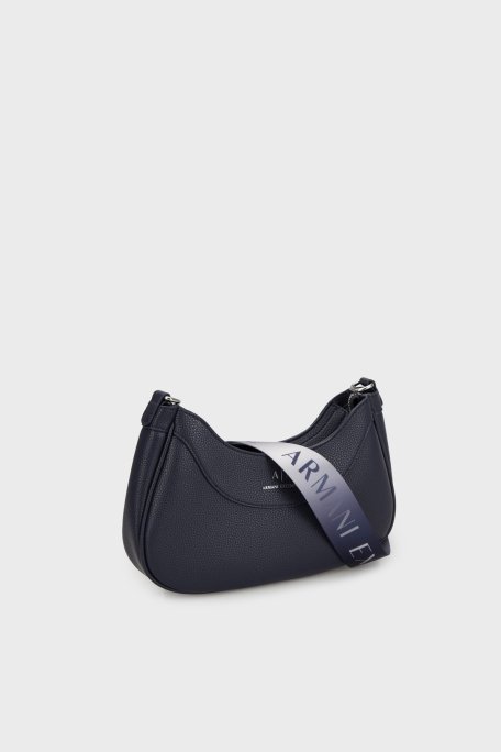 Armani Exchange Logolu Çıkarılabilir Askılı Bayan Çanta 942883 CC783 UB102 LACİVERT - Armani Exchange
