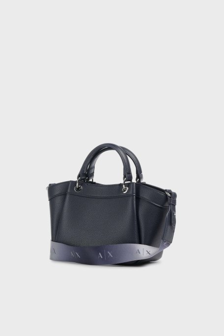 Armani Exchange Logolu Çıkarılabilir Askılı Bayan Çanta 942927 CC783 UB102 LACİVERT - Armani Exchange (1)