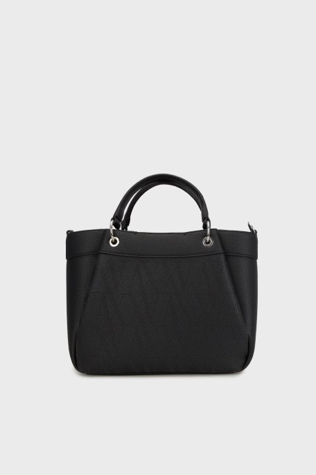 Armani Exchange Logolu Çıkarılabilir Askılı Bayan Çanta XW000393 AF13679 UC001 SİYAH - Armani Exchange (1)