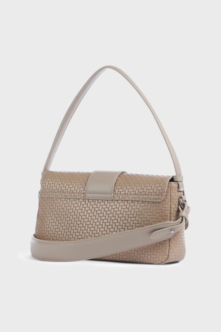 Armani Exchange Logolu Çıkarılabilir Askılı Kadın Çanta XW002592 AF22628 U6223 Bej - Armani Exchange (1)