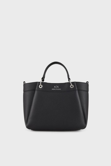 Armani Exchange Logolu Çıkarılabilir Omuz Askılı Bayan Çanta 942911 CC783 00020 SİYAH - Armani Exchange