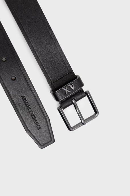 Armani Exchange Logolu Erkek Kemer XM002828 AF24901 UC001 SİYAH - Armani Exchange (1)