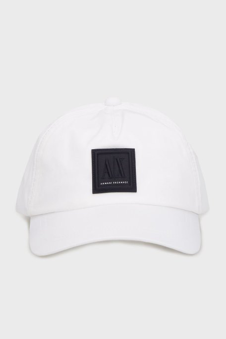Armani Exchange Logolu Erkek Şapka XM000810 AF13342 U0009 BEYAZ - Armani Exchange