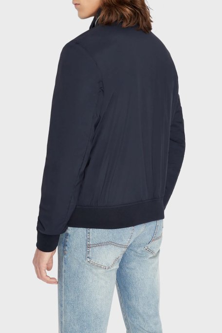 Armani Exchange Logolu Gizli Kapüşonlu Regular Fit Erkek Mont 8NZB60 ZN97Z 1583 LACİVERT - Armani Exchange (1)