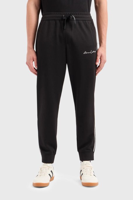 Armani Exchange Logolu Jogger Erkek Pantolon 8NZPSG Z9N1Z 1200 SİYAH - Armani Exchange